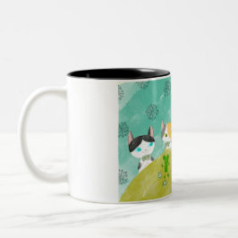 mug  tweekleurige koffiemok