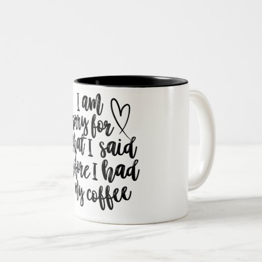 Mug Tweekleurige Koffiemok (Voorkant rechts)