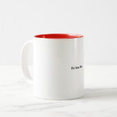 Mug Tweekleurige Koffiemok (Voorkant links)