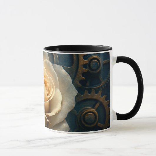 Mug univers steampunk - De tijdroos Mok (Rechts)