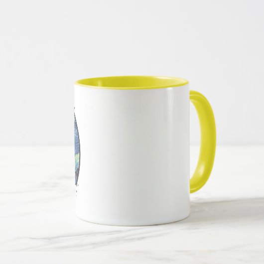 Mug Van Gogh portrait Starry night Unique Design Mok (Voorkant rechts)