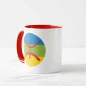Mug Vlag van Amazigh Mok (Voorkant links)