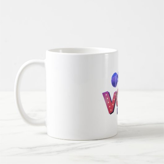 Mug Voices 1 side printed. 325 ml. Koffiemok (Links)