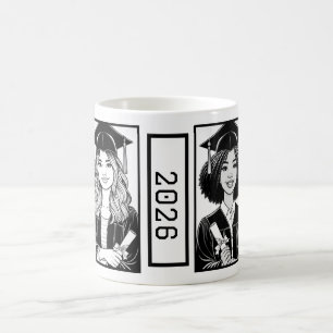 Mug voor Beste Vrienden Afstuderen 2026 Koffiemok