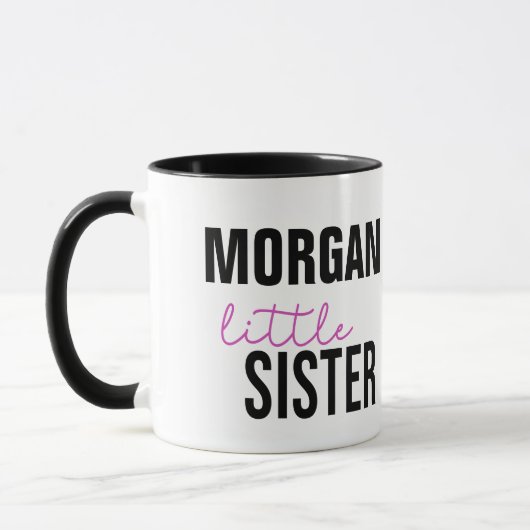 Mug voor kleine zus mok (Links)