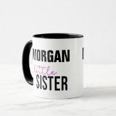 Mug voor kleine zus mok (Voorkant links)