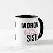 Mug voor kleine zus mok (Voorkant rechts)