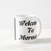 Mug Voyage "Welcome to Morocco" Koffiemok (Voorkant rechts)