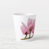 Mug watercolor painting Magnolia Latte Mok (Voorkant)