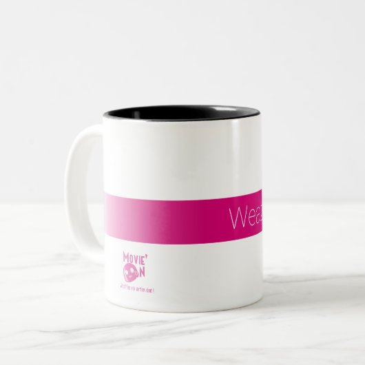 Mug Weaz Tweekleurige Koffiemok (Voorkant links)