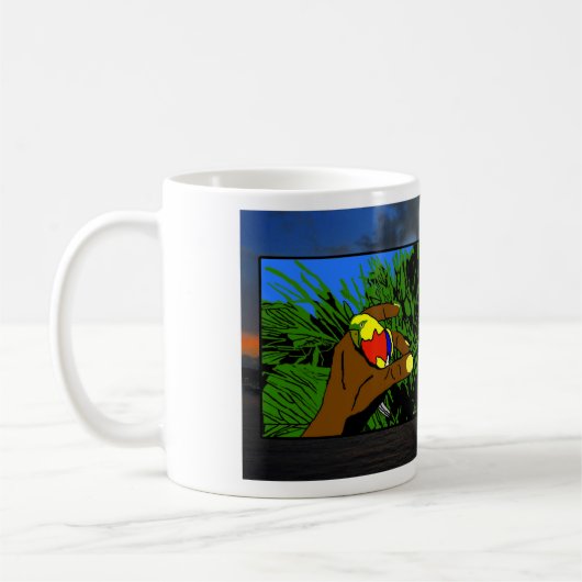 Mug: Welcome to Guadeloupe. Koffiemok (Links)