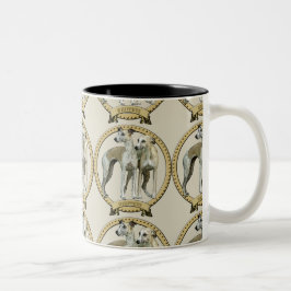 Mug Whippets Tweekleurige Koffiemok