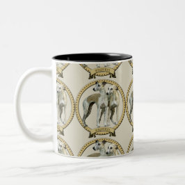 Mug Whippets Tweekleurige Koffiemok