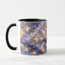 Mug - White Celestial Moon Mok