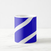 Mug – White Lines on Blue Koffiemok (Center)