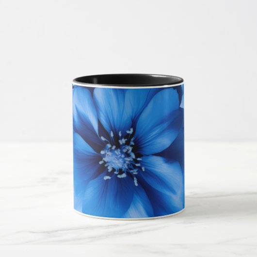 Mug with 3D Illusion Floral Pattern Mok (Midden)