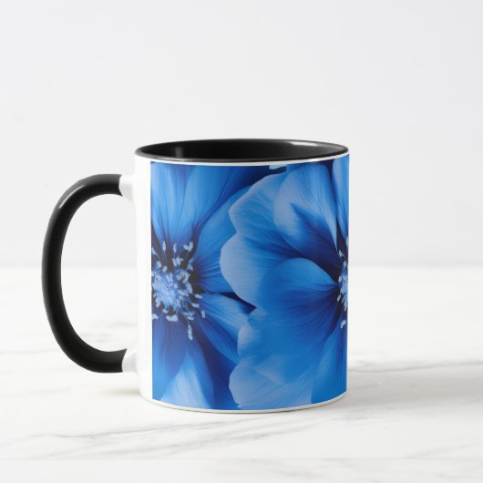 Mug with 3D Illusion Floral Pattern Mok (Links)