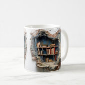 mug with a book design koffiemok (Voorkant rechts)