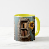 Mug with a book design mok (Voorkant rechts)