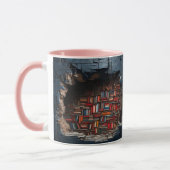 mug with a book design mok (Links)