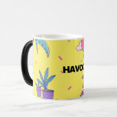 Mug With Astronaut Relaxing in his Chair Magische Mok (Voorkant links)