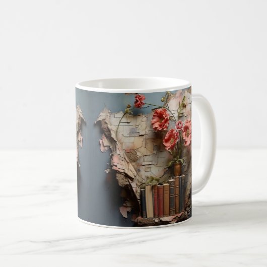 Mug with book design koffiemok (Voorkant rechts)