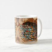 Mug with book design koffiemok (Voorkant rechts)