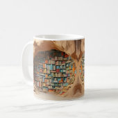 Mug with book design koffiemok (Voorkant links)