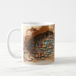 Mug with book design koffiemok