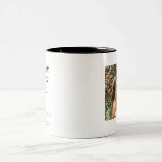 Mug with Customizable Photo Tweekleurige Koffiemok (Center)