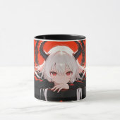 Mug with demonic anime girl mok (Midden)