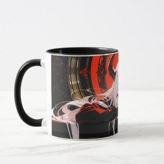 Mug with demonic anime girl mok