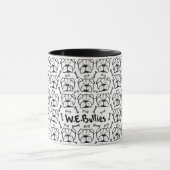Mug with english bulldog pattern mok (Midden)