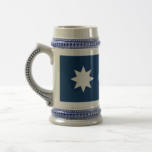 Mug with Flag of Minnesota, USA Bierpul (Links)