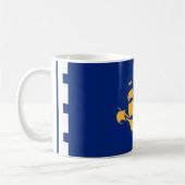 Mug with Flag of Quebec City, Canada Koffiemok (Links)