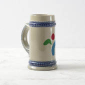 Mug with Flag of Seoul, South Korea Bierpul (Voorkant links)