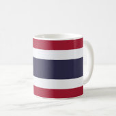 Mug with Flag of Thailand Koffiemok (Voorkant rechts)