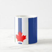 Mug with Flag of Toronto, Ontario Koffiemok (Center)