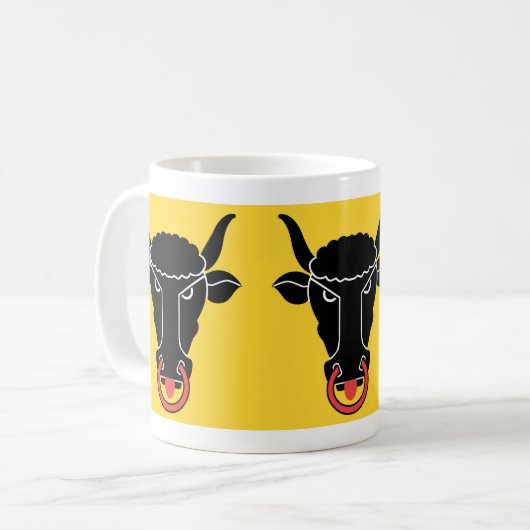 Mug with Flag of Uri, Switzerland Koffiemok (Voorkant links)