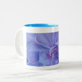 Mug with Floral Design Tweekleurige Koffiemok (Voorkant links)