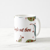Mug with 'It's a jungle out there' design Koffiemok (Voorkant rechts)