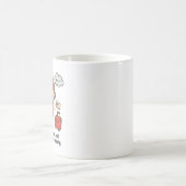 Mug with kawaii stewardess  koffiemok (Center)