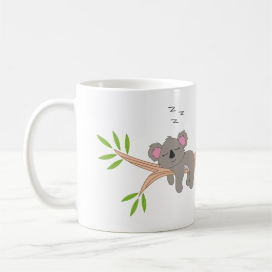 Mug with Koala Design – Funny Italian Phrase Koffiemok (Links)