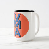 mug with logo tweekleurige koffiemok (Voorkant rechts)