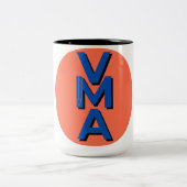 mug with logo tweekleurige koffiemok (Center)