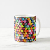Mug with multi-colored crayon pattern koffiemok (Voorkant rechts)