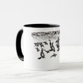 Mug with origineel Orca design Mok (Voorkant links)