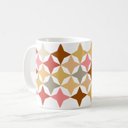 mug with soothing graphic pattern koffiemok (Voorkant links)