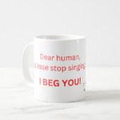 Mug with the Frustrated Cat Koffiemok (Voorkant links)