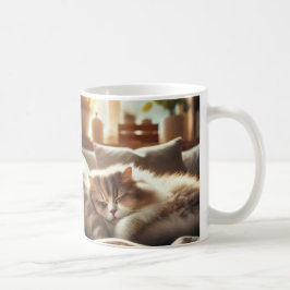 Mug with the Lazy Cat Koffiemok